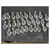 Chandelier Crystal Prisms and Pendants Lot
