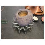 Copper Oil Lamp, Sun and Moon Candle Holder, and Various Candle Holders
