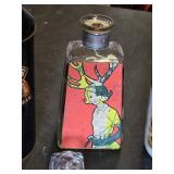 Baileys Irish Cream Tin, Beams Choice Whiskey Bottle, Jug Wine Bottle, and 1800 Tequila Bottle