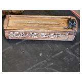Incense Burners and Holders Set including Wooden Box, Brass Holder, and Frog on Driftwood