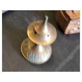 Incense Burners and Holders Set including Wooden Box, Brass Holder, and Frog on Driftwood