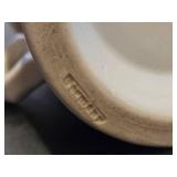 Masonic Ceramic Mug with Gold Trim and Floral Design