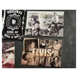 Elvis Presley Memorabilia Collection including Photos and Tin