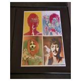 Fleetwood Mac Concert Poster and Beatles Psychedelic Art Prints