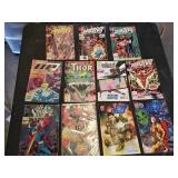 Marvel and Virgin Comics Comic Book Lot including Doctor Strange, Daredevil, Thor, and Dan Dare