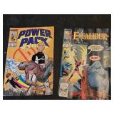 Marvel Comic Books Lot including Power Pack, Excalibur, West Coast Avengers, Alpha Flight, The Thing, and Fantastic Four