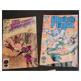 Marvel Comic Books Lot including Power Pack, Excalibur, West Coast Avengers, Alpha Flight, The Thing, and Fantastic Four