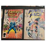 Marvel Comic Books Lot including Power Pack, Excalibur, West Coast Avengers, Alpha Flight, The Thing, and Fantastic Four