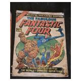 Superman and Spider-Man Comic Book and The Fabulous Fantastic Four Comic Book - 13"