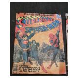Superman and Spider-Man Comic Book and The Fabulous Fantastic Four Comic Book - 13"