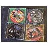 Star Wars PlayStation 2 Game Lot including The Force Unleashed, Lego Star Wars, Episode III: Revenge of the Sith, and Battlefront