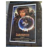 Labyrinth Movie Poster and Ziggy Stardust Concert Poster