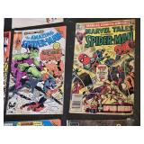 Lot of Spider-Man Comic Books including The Amazing Spider-Man, Spectacular Spider-Man, and Web of Spider-Man