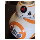 Star Wars BB-8 Figure (missing piece, makes noise) with Assorted Collectibles and Accessories