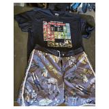 Star Wars Themed T-Shirt (XL) and Shorts