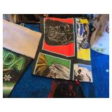 Star Wars Holiday and Decor Lot Including Yoda Stocking and Baby Yoda Bag