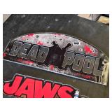 Deadpool and Jaws Pinball Machine Backglasses
