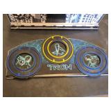 Custom Tron Themed Arcade Control Panel with LED Backlit Display