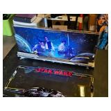 Star Wars Pinball Machine Backglass and Marquee