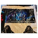 Star Wars Memorabilia Collection including Posters, Plaques, and Book Cover