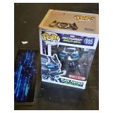 Funko Pop Black Panther Target Exclusive, Federation of Planets Coaster, Starfleet Badge, and Black Panther Marvel Magnet