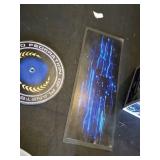 Funko Pop Black Panther Target Exclusive, Federation of Planets Coaster, Starfleet Badge, and Black Panther Marvel Magnet