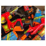 Lot of Nerf and Toy Blasters, Assorted Models and Accessories