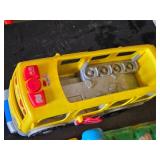 Fisher-Price Toy Bus and Garbage Truck Set