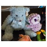 Lot of Beanie Babies and Plush Toys including TY Beanie Babies