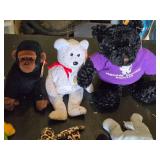 Lot of Beanie Babies and Plush Toys including TY Beanie Babies
