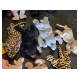 Lot of Beanie Babies and Plush Toys including TY Beanie Babies