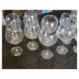 Wine Glasses Assortment including Large Novelty Glass, Bride Squad Glass, and More