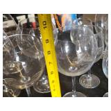 Wine Glasses Assortment including Large Novelty Glass, Bride Squad Glass, and More