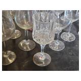 Set of Various Wine Glasses Including Naked Winery and Crystal Designs