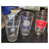 Jack Daniels, Borst Brewing, Lupulin Brewing and Other Beer Glasses