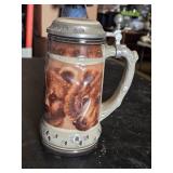 Vintage German Beer Steins Including Avon Ceramarte and Limited Edition Grizzly Stein