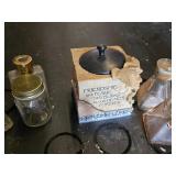 Glass Bottles and Decorative Items