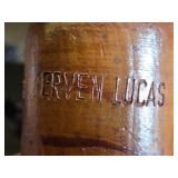 Collection of Vintage Bottles Including Erven Lucas Bols Stoneware, Leather-Wrapped Bottle, and Decorative Glass Decanter