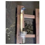 Wall-Mounted Liquor Dispenser Rack with 3 Optics