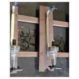 Wall-Mounted Liquor Dispenser Rack with 3 Optics