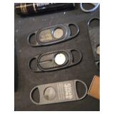 Cigar Accessories including Cigar Cutters, RAW Rolling Tray, and Golden Valley Lighter