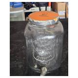 Glass Beverage Dispenser with Tap