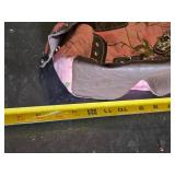 Pink and Brown Camouflage Purse with Cross Design