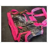 Pink Camouflage Handbag with Rhinestone Accents