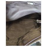 Brown Camo Print Handbag with Rhinestone Cross Design