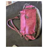 Western Style Handbag with Studded Design