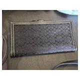 Lot of Various Handbags and Clutches including Magnolia Satin Pouch, Fashion Black Tote, and Floral Zip Pouch