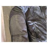 BILT Motorcycle Jacket with Armor - Back Length: 24", Sleeve from Mid Back of Neck: 30", Pit to Pit: 20" makes Chest 40"