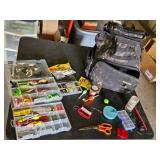 Rodeel Fishing Tackle Backpack with Assorted Fishing Gear