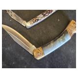 Various Pocket Knives and Multi-Tool Set Including Folding Knives and Swiss-Style Multi-Tool